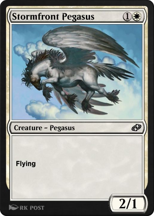 Stormfront Pegasus in the group Magic the Gathering / Types / Colors / White at Proxyprinters.com (56834)