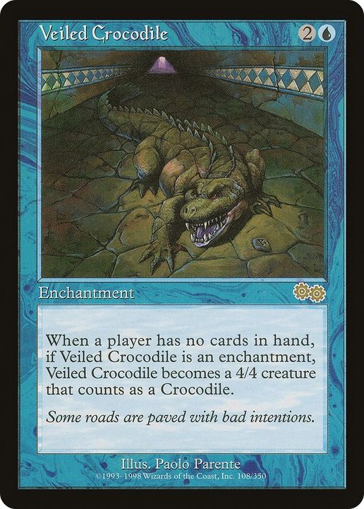 Veiled Crocodile in the group Magic the Gathering / Types / Enchantment / Enchantment at Proxyprinters.com (56852)