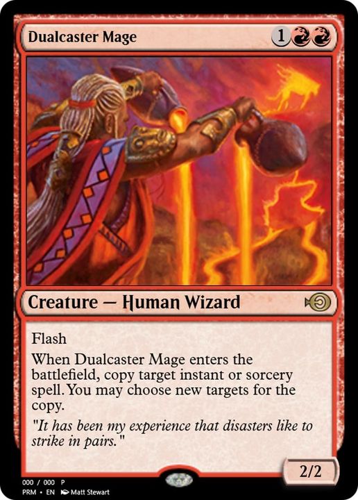 Dualcaster Mage in the group Magic the Gathering / Types / Creatures / Wizard at Proxyprinters.com (56856)