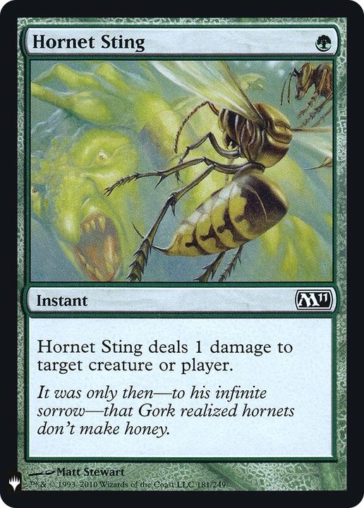 Hornet Sting in the group Magic the Gathering / Types / Colors / Green at Proxyprinters.com (56859)