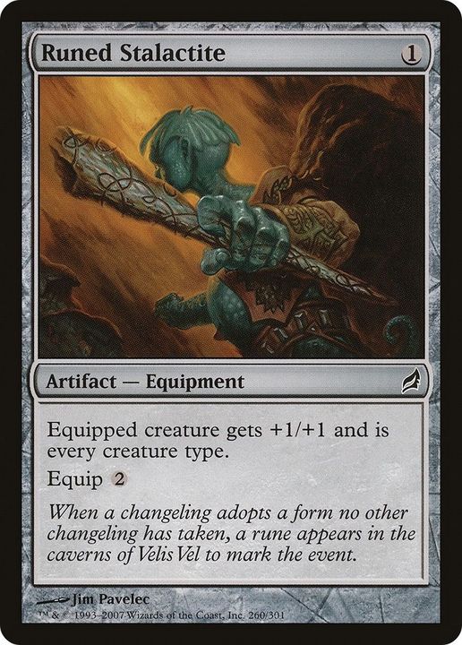 Runed Stalactite in the group Magic the Gathering / Types / Artifacts / Artifact at Proxyprinters.com (56860)