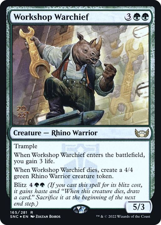 Workshop Warchief in the group Magic the Gathering / Types / Creatures / Warrior at Proxyprinters.com (56862)