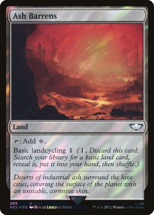 Ash Barrens in the group Magic the Gathering / Types / Colors / Colorless at Proxyprinters.com (56870)