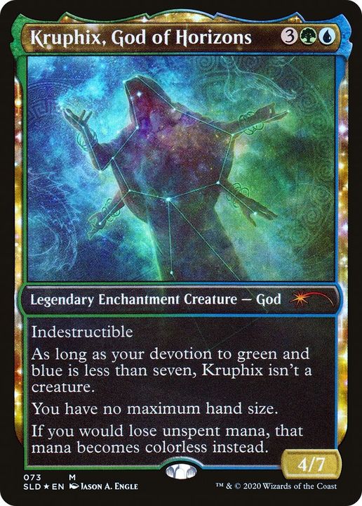 Kruphix, God of Horizons in the group Magic the Gathering / Types / Enchantment / Legendary Enchantment at Proxyprinters.com (56872)