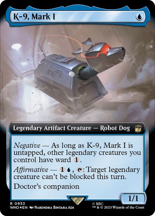 K-9, Mark I in the group Magic the Gathering / Types / Artifacts / Legendary Artifact at Proxyprinters.com (5690)