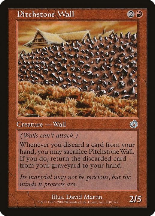 Pitchstone Wall in the group Magic the Gathering / Sets / Torment at Proxyprinters.com (56900)