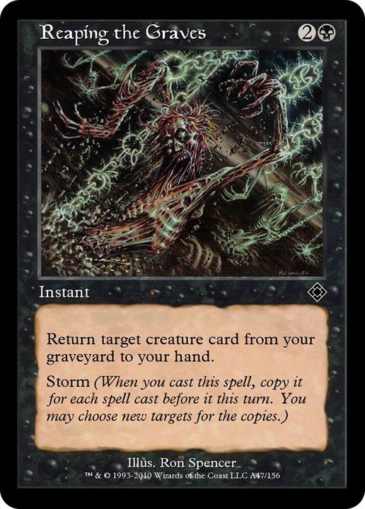 Reaping the Graves in the group Magic the Gathering / Types / Colors / Black at Proxyprinters.com (56905)