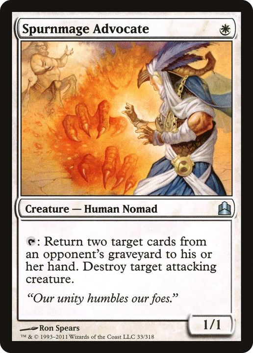 Spurnmage Advocate in the group Magic the Gathering / Types / Creatures / Human at Proxyprinters.com (56909)