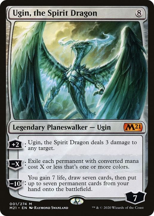 Ugin, the Spirit Dragon in the group Magic the Gathering / Sets / Core Set 2021 at Proxyprinters.com (56910)