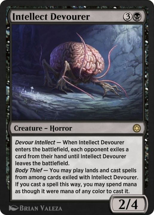 Intellect Devourer in the group Magic the Gathering / Types / Colors / Black at Proxyprinters.com (56913)