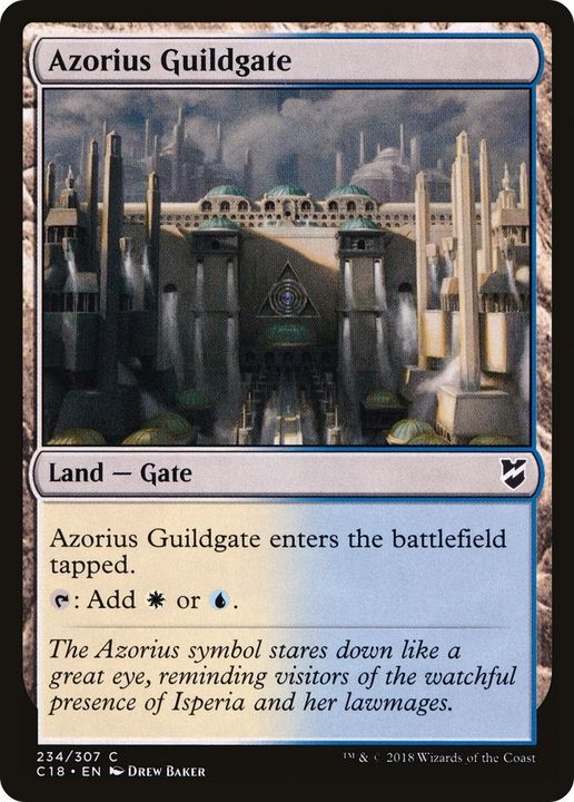 Azorius Guildgate in the group Magic the Gathering / Types / Colors / Colorless at Proxyprinters.com (56945)