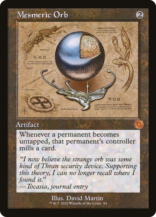 Mesmeric Orb in the group Magic the Gathering / Types / Artifacts / Artifact at Proxyprinters.com (56952)