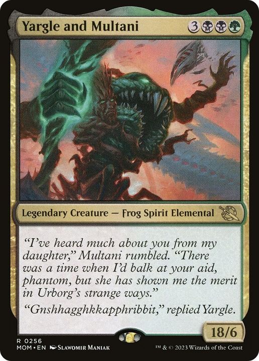 Yargle and Multani in the group Magic the Gathering / Types / Colors / Multicolors / B, G at Proxyprinters.com (56954)