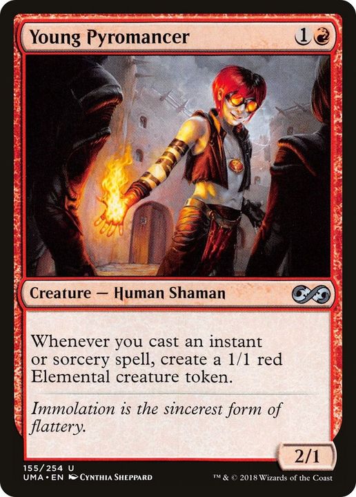 Young Pyromancer in the group Magic the Gathering / Types / Creatures / Human at Proxyprinters.com (56970)