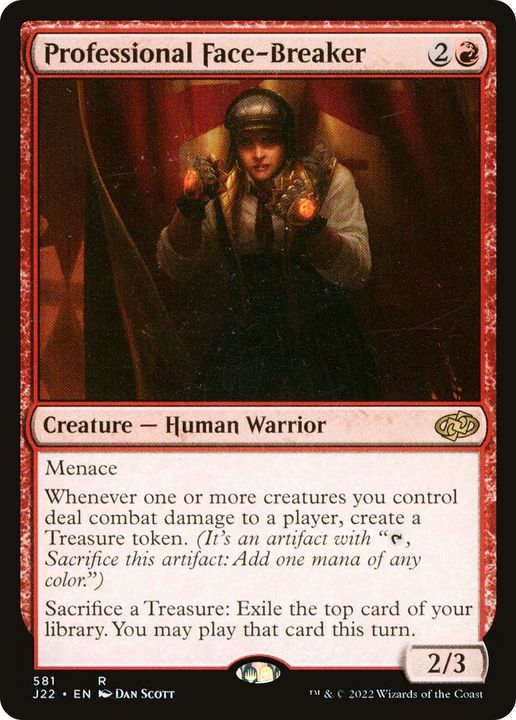 Professional Face-Breaker in the group Magic the Gathering / Types / Creatures / Warrior at Proxyprinters.com (56975)