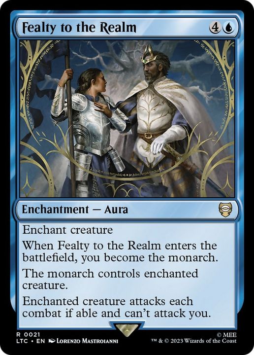 Fealty to the Realm in the group Magic the Gathering / Types / Colors / Blue at Proxyprinters.com (570)