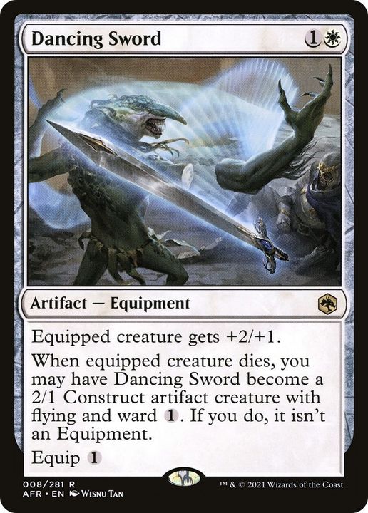 Dancing Sword in the group Magic the Gathering / Sets / Adventures in the Forgotten Realms at Proxyprinters.com (57002)