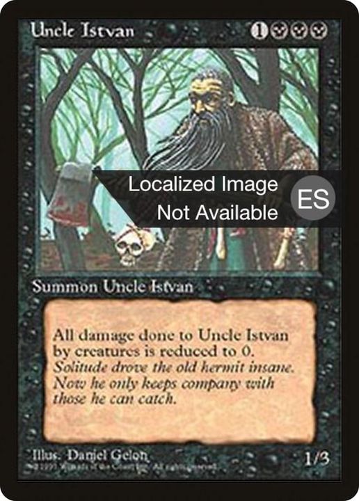 Uncle Istvan in the group Magic the Gathering / Sets / Fourth Edition Foreign Black Border at Proxyprinters.com (5701)