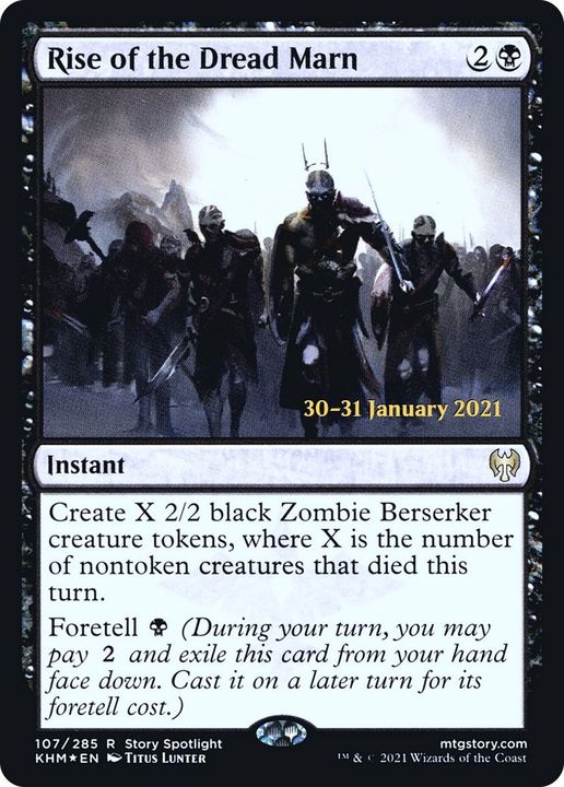 Rise of the Dread Marn in the group Magic the Gathering / Types / Colors / Black at Proxyprinters.com (57019)