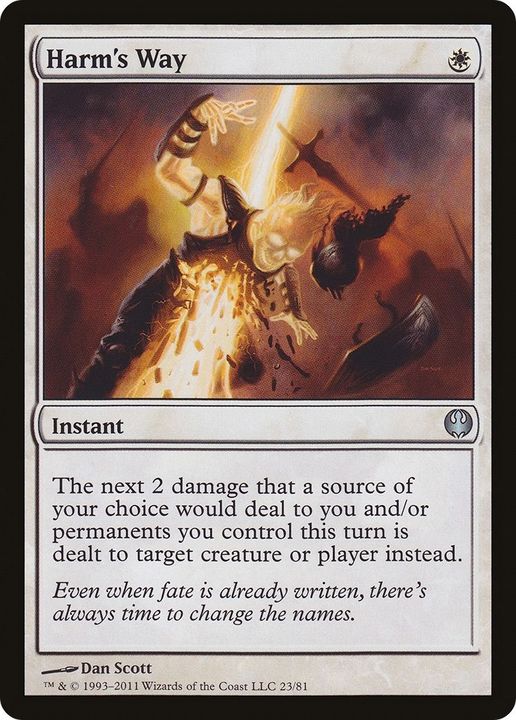 Harm's Way in the group Magic the Gathering / Types / Colors / White at Proxyprinters.com (57034)