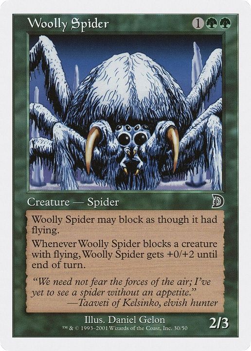 Woolly Spider in the group Magic the Gathering / Types / Colors / Green at Proxyprinters.com (57035)