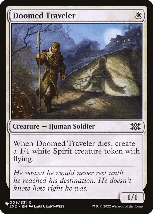 Doomed Traveler in the group Magic the Gathering / Types / Creatures / Human at Proxyprinters.com (57037)