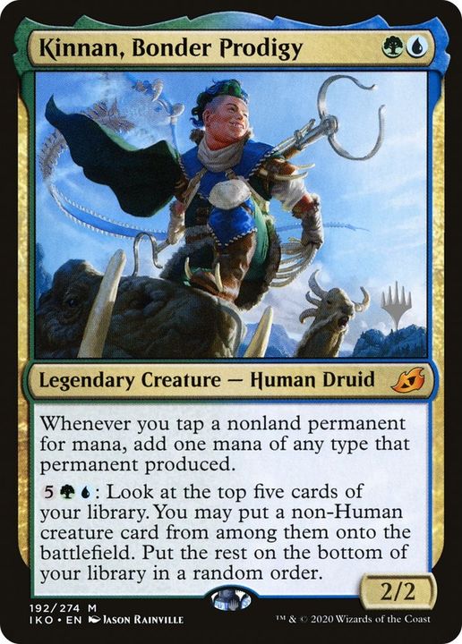 Kinnan, Bonder Prodigy in the group Magic the Gathering / Types / Colors / Multicolors / G, U at Proxyprinters.com (57053)