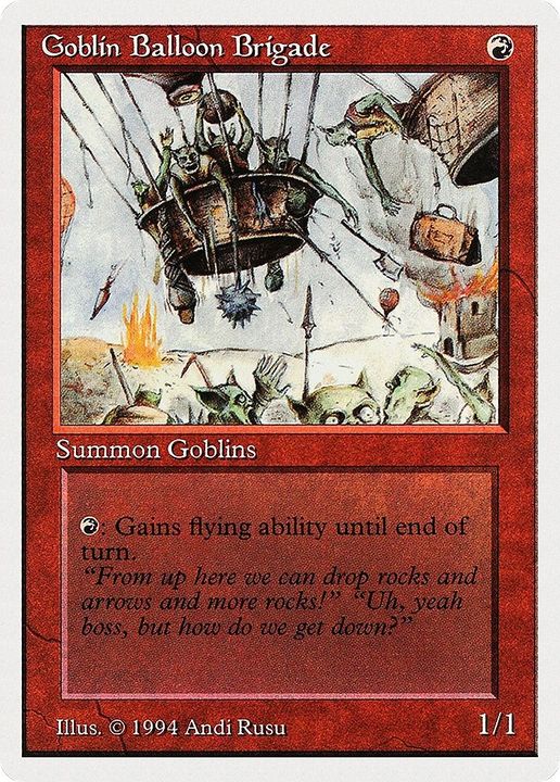 Goblin Balloon Brigade in the group Magic the Gathering / Sets / Summer Magic / Edgar at Proxyprinters.com (57097)