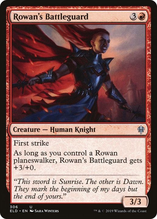 Rowan's Battleguard in the group Magic the Gathering / Sets / Throne of Eldraine at Proxyprinters.com (57100)