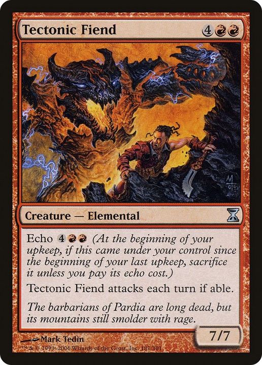 Tectonic Fiend in the group Magic the Gathering / Sets / Time Spiral at Proxyprinters.com (57103)