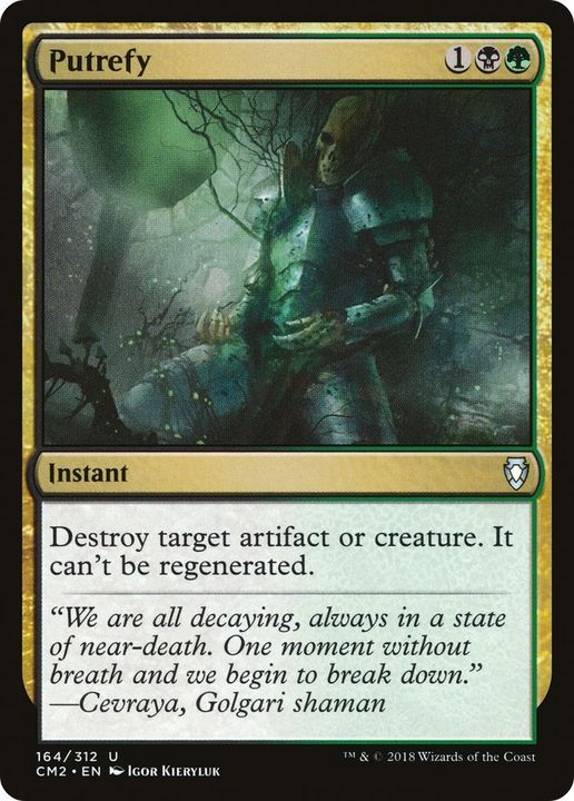 Putrefy in the group Magic the Gathering / Types / Colors / Multicolors / B, G at Proxyprinters.com (57124)