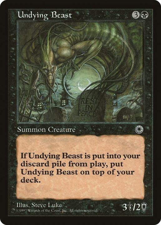 Undying Beast in the group Magic the Gathering / Types / Colors / Black at Proxyprinters.com (57128)