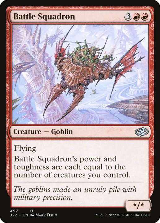 Battle Squadron in the group Magic the Gathering / Types / Creatures / Goblin at Proxyprinters.com (57148)