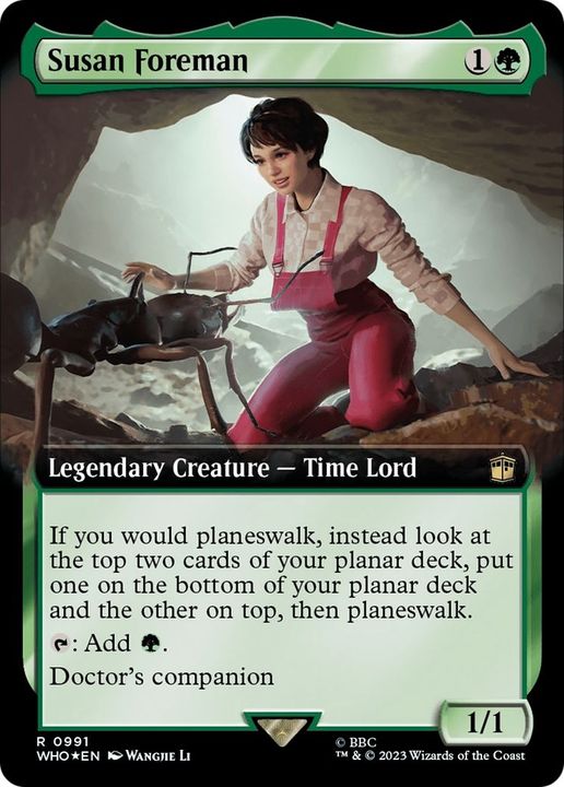 Susan Foreman in the group Magic the Gathering / Types / Colors / Green at Proxyprinters.com (57152)