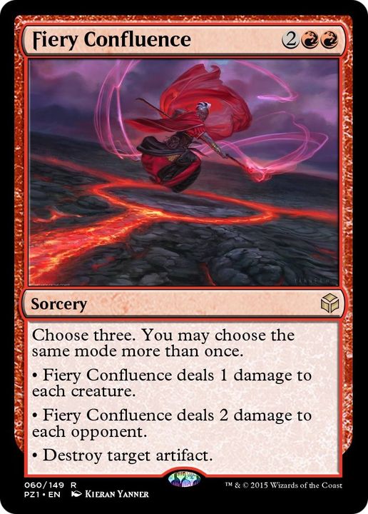 Fiery Confluence in the group Magic the Gathering / Types / Colors / Red at Proxyprinters.com (57158)