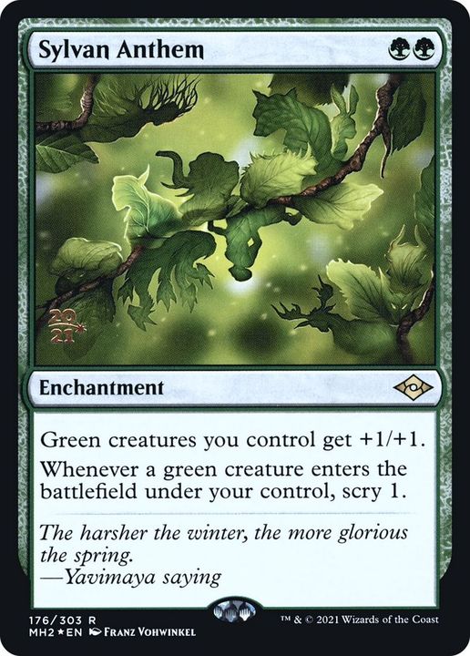 Sylvan Anthem in the group Magic the Gathering / Types / Enchantment / Enchantment at Proxyprinters.com (57180)