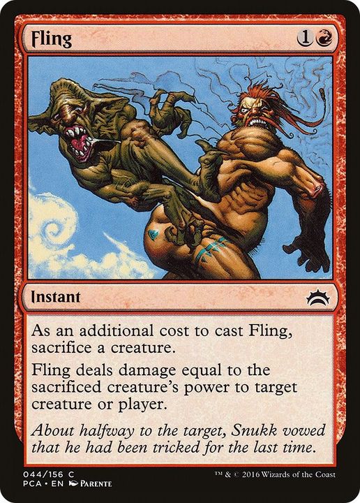 Fling in the group Magic the Gathering / Types / Colors / Red at Proxyprinters.com (57197)