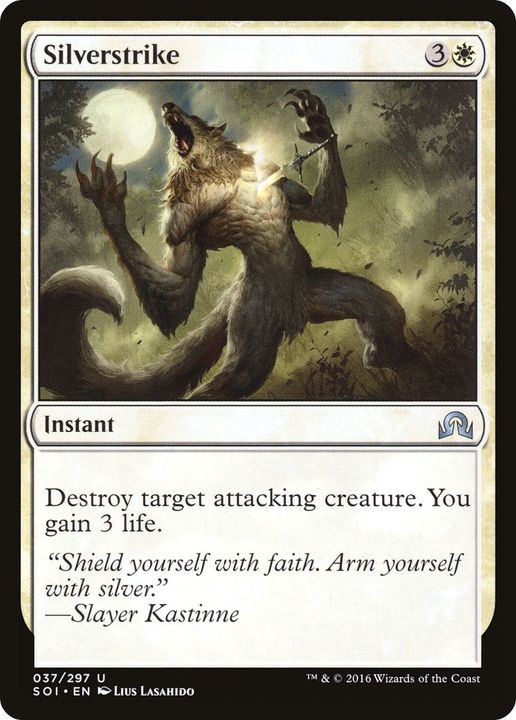 Silverstrike in the group Magic the Gathering / Types / Colors / White at Proxyprinters.com (5720)