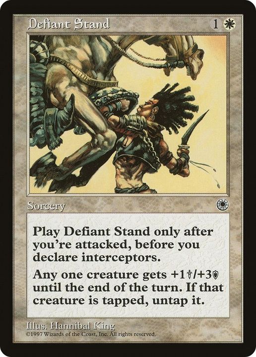 Defiant Stand in the group Magic the Gathering / Types / Colors / White at Proxyprinters.com (57207)