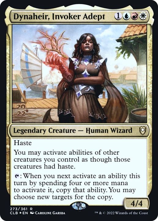 Dynaheir, Invoker Adept in the group Magic the Gathering / Types / Colors / Multicolors / R, U, W at Proxyprinters.com (57208)