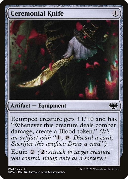 Ceremonial Knife in the group Magic the Gathering / Types / Artifacts / Artifact at Proxyprinters.com (57217)