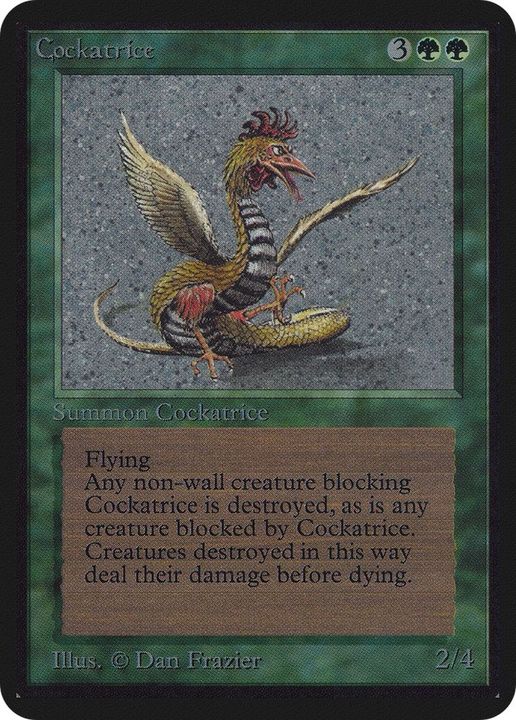 Cockatrice in the group Magic the Gathering / Types / Colors / Green at Proxyprinters.com (57237)