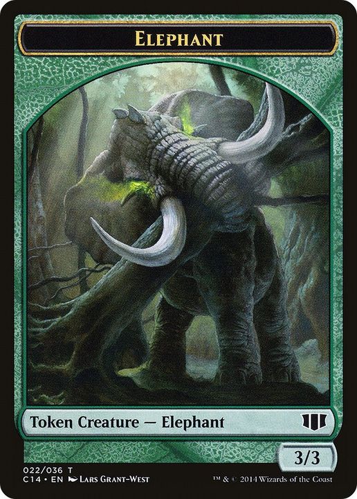 Elephant in the group Magic the Gathering / Types / Colors / Green at Proxyprinters.com (57258)