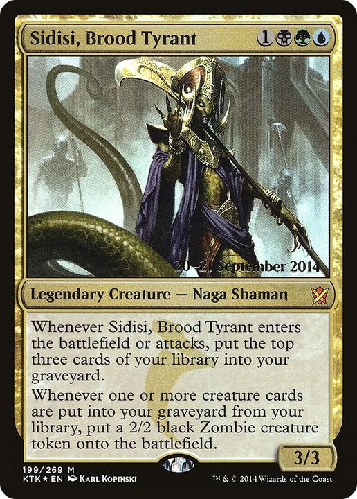 Sidisi, Brood Tyrant in the group Magic the Gathering / Types / Colors / Multicolors / B, G, U at Proxyprinters.com (57278)