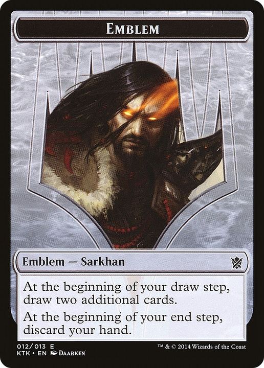 Sarkhan, the Dragonspeaker Emblem in the group Magic the Gathering / Sets / Khans of Tarkir Tokens at Proxyprinters.com (57292)