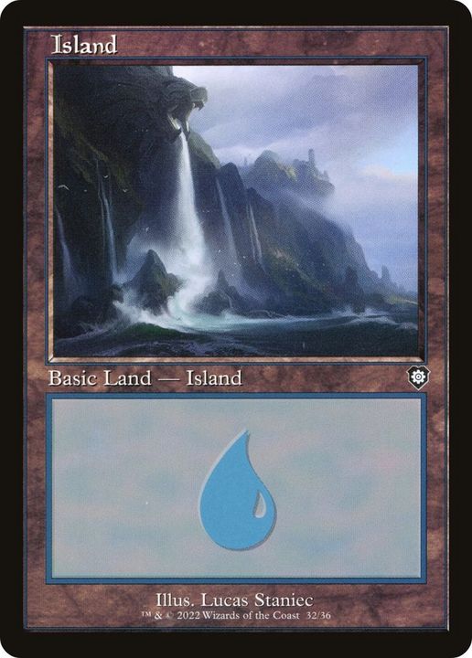 Island in the group Magic the Gathering / Sets / The Brothers' War Commander at Proxyprinters.com (57296)