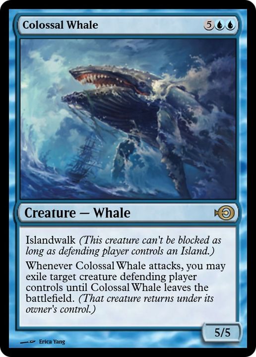 Colossal Whale in the group Magic the Gathering / Types / Colors / Blue at Proxyprinters.com (57304)