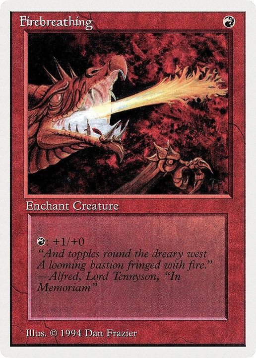 Firebreathing in the group Magic the Gathering / Types / Colors / Red at Proxyprinters.com (57306)