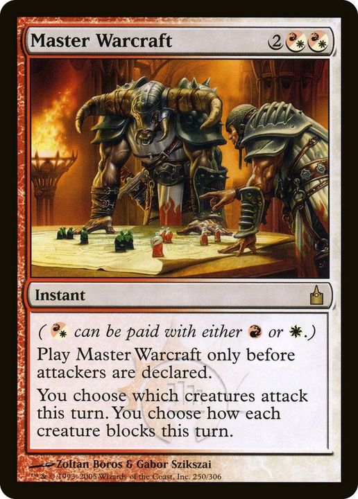 Master Warcraft in the group Magic the Gathering / Types / Colors / Multicolors / R, W at Proxyprinters.com (57307)