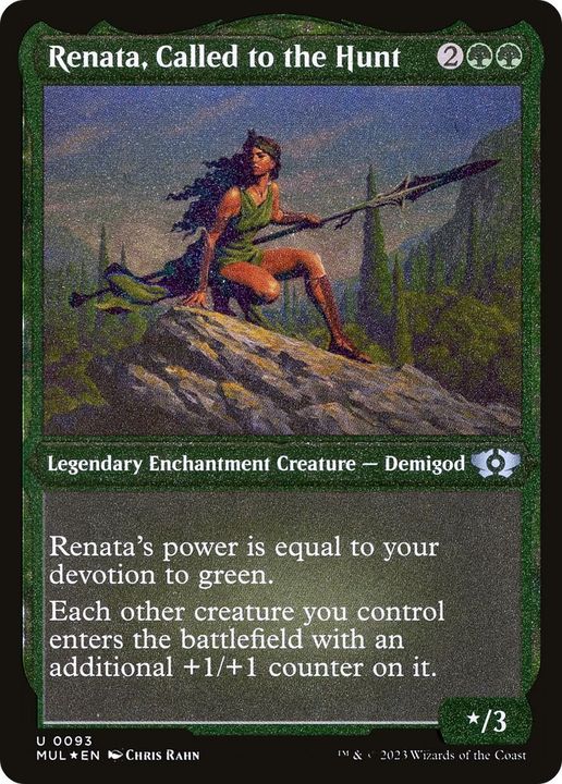 Renata, Called to the Hunt in the group Magic the Gathering / Types / Enchantment / Legendary Enchantment at Proxyprinters.com (57334)